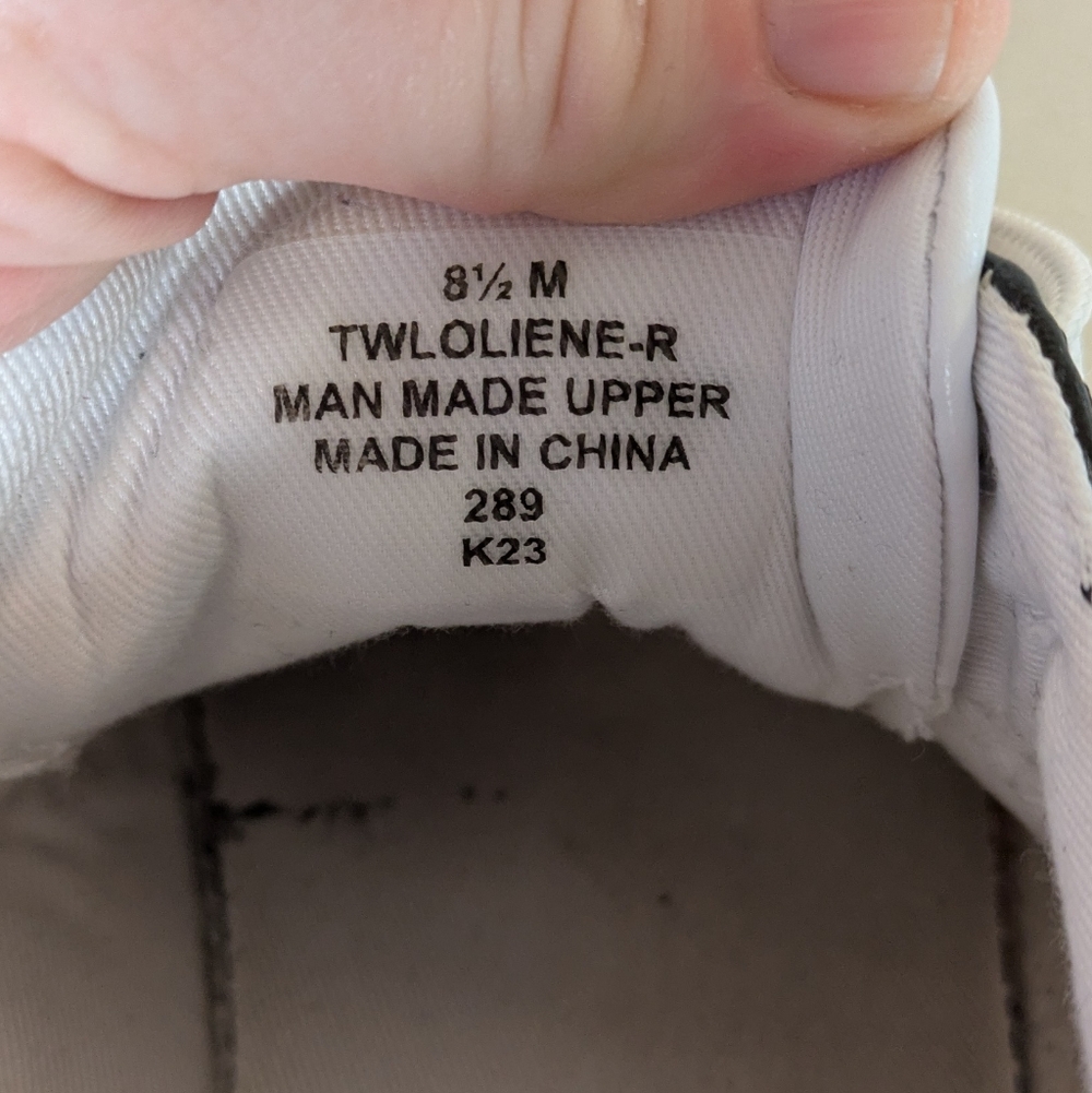 Tommy Hilfiger Black and White Casual Sneakers - Picture 7 of 8
